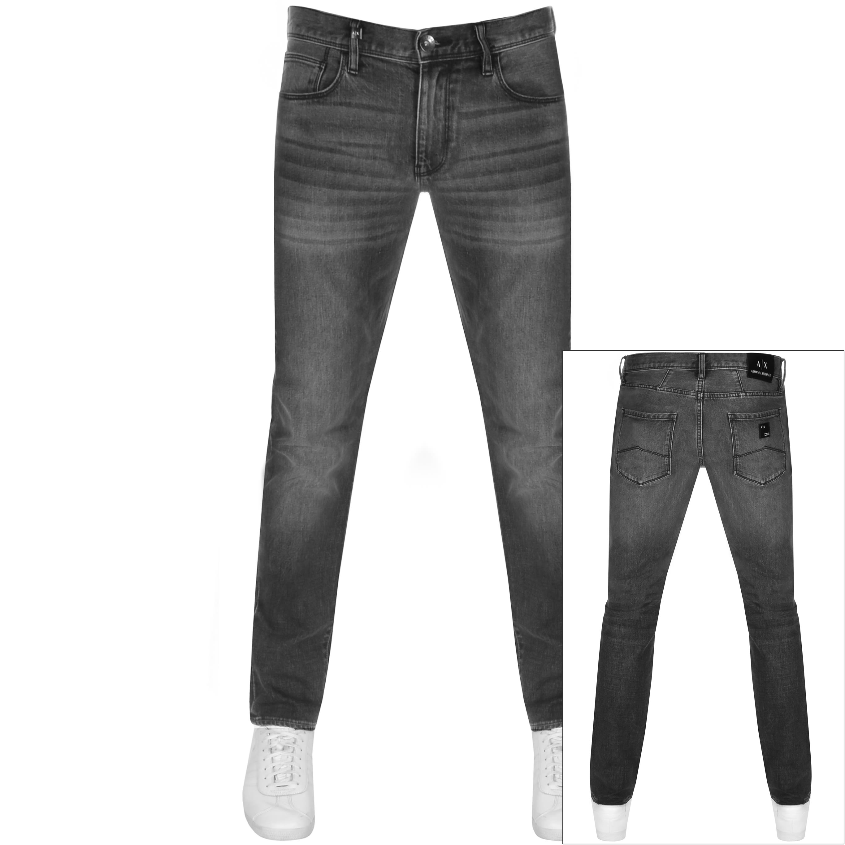Alternative Image for ProductArmani Exchange J13 Slim Fit Jeans Grey1